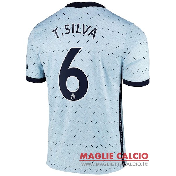 nuova maglietta chelsea 2020-2021 t. silva 6 seconda